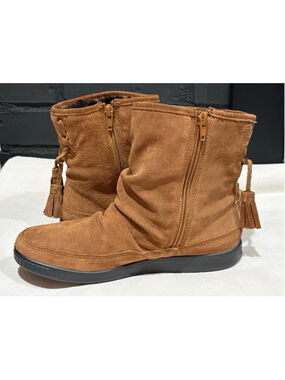 Women's Hotter Brown Suede Ankle Boots & Booties Size 7